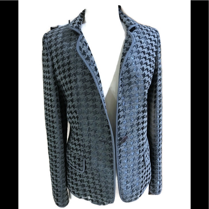 Vintage Linda Allard For Ellen Tracy Grey Jacket.